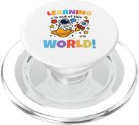 Learning Is Out Of This World Space Back To School Teacher PopSockets PopGrip per MagSafe