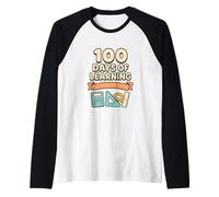 Learning Legends 100 Giorni di Conoscenza e Crescita Maglia con Maniche Raglan