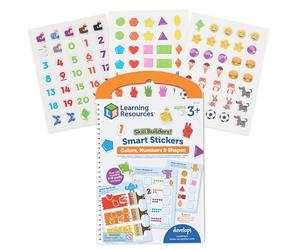 Learning Resources Adesivi Intelligenti Smart Stickers Colori, Numeri e Forme, età 3+