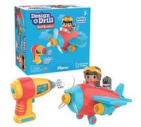 Learning Resources- Tinta Unita Aereo Bolt Buddies Design & Drill, Set Aeroplano e Pilota, Gioco scientifico e STEM, Regalo per Bambini, età 3 4 5 Anni e Oltre, Multicolore, Medium, EI-4136