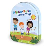 Learning Resources Alpha-Pose™ Yoga delle Lettere - Gioco Educativo per Bambini 4+, Carte ABC con Posizioni Yoga e Sole Antistress Sensoriale