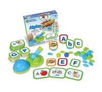 Learning Resources Alphablasters! Il Gioco delle Lettere e dell’ortografia, educativi da Interno, Alfabeto prescolare, Giochi d’intelligenza per Bambini, 85 Pezzi, 4+, Multi, LER5024