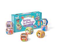 Learning Resources- Animali Gioco dei Dadi dei Sentimenti, attività di apprendimento Socio-emotivo, dai 5 Anni in avanti, 8 Pezzi, Dado per la Famiglia, Giochi sulle Emozioni, 95387