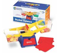 Learning Resources Bilancia con Secchielli di Base, dai 3 Anni, Strumento STEM per Misurazioni e Confronto Solid/Liquidi, Gioco Educativo