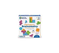 Learning Resources Brainometry - 34 Pezzi di Giochi STEM per Bambini dai 5 Anni, Giochi di Logica e Giochi per la Scuola dell'Infanzia