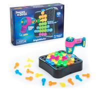 Learning Resources- Animale Brightworks Design & Drill, Apprendimento STEM con Il Trapano, 53 Pezzi, dai 3 Anni in avanti, Multicolore, Medium, EI-4138