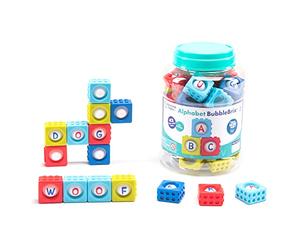 Learning Resources BubbleBix con Lettere dell’Alfabeto, Imparare Le Lettere dell’Alfabeto, Giocattolo Antistress per l’apprendimento, Giocattolo Antistress da schiacciare con Numeri, 3+