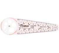 Learning Resources Bussola Safe-T, arancione, blister, bussola di sicurezza per classe, tracciante geometrico, età 8+