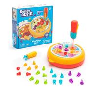 Learning Resources Caffetteria Design & Drill, età 3+, Giocattolo STEM 44 Pezzi con Popper di Chiodini Alimentato a Mano, Giocattoli per abilità motorie Fini, Giocattoli sensoriali