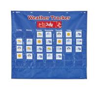 Learning Resources Calendario del Meteo Tascabile, età 5+, Impara Il Meteo, Risorse Essenziali per Gli Insegnanti, Risorse per l'Aula