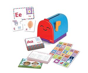 Learning Resources Cassetta della Posta per Imparare l'Alfabeto, Puzzle dell'Alfabeto, Puzzle di Abbinamento dell'Alfabeto, Gioco della Cassetta Postale, Giocattoli Educativi per Bambini di 4+ Anni