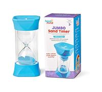 Learning Resources Clessidra da 1 minuto con estremità in gomma morbida per non fare rumore durante la pausa, bambini, classe
