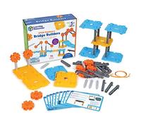 Learning Resources Costruttori di Ponti STEM Explorers, 72 Pezzi, dai 5 annni, Giocattoli STEM, Giochi di Costruzione STEM, Kit STEM, Progetti STEM per Bambini, Giocattoli da Costruire