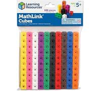Learning Resources Cubi Mathlink (set da 100) policubi conteggio blocchi multiba