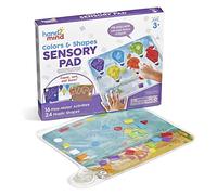 Learning Resources Cuscinetto Sensoriale Colori e Forme, Set sensoriale riutilizzabile per i bambini, Giocattolo per la motricità fine, 16 Attività motorie fini, 24 Forme di plastica, 3+