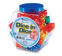 Learning Resources Dadi con sei lati Dice in Dice