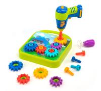 Learning Resources- Design & Drill-L’Officina degli Ingranaggi, Multicolore, Med