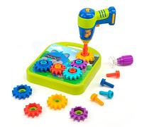 Educational Insights - Set Design & Drill: L'Officina degli Ingranaggi - Multicolore Medium EI-4104