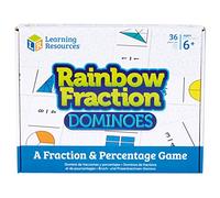 Learning Resources Domino per Imparare Le frazioni Rainbow Fraction