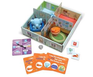 Learning Resources Elefante nella Stanza Set posizionale delle Parole, età 4+, Giochi educativi, Giochi per Bambini dai 4 agli 8 Anni, Giochi da Tavolo per Bambini dai 4 ai 6 Anni