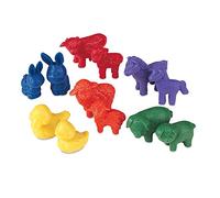 Learning Resources Figurine a Forma di Animali della Fattoria Friendly Farm (Set da 144)