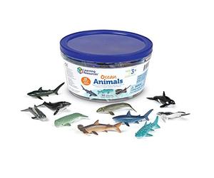 Learning Resources Figurine a forma di animali marini (set da 50)