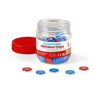 Learning Resources Figurine dell’alfabeto, Lettere Minuscole , Set da 6 x 26 figurine con consonanti e vocali per le attività di alfabetizzazione in classe e a casa, Dai 3 anni in avanti