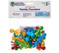 Learning Resources Figurine di Famiglia All About Me, 3+ Anni, Set 24 Figurine in PVC per Apprendimento, Conteggio e Gioco Immaginativo