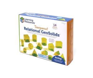Learning Resources Forme relazionate GeoSolids, Risorsa di Matematica 3D per la Classe per apprendere Le Forme e i volumi, dagli 8 Anni in su