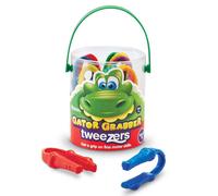 Learning Resources Gator Grabber Pinzette Vaschetta Di 12 - per Bambini Plastica