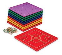 Learning Resources Geopiano con chiodini 5x5 (set da 10)