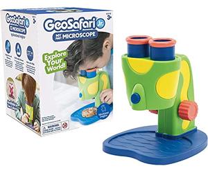 Learning Resources GeoSafari Jr. Il Mio Primo Microscopio - Gioco Scientifico Educativo per Bambini 3+, Microscopio con LED e Messa a Fuoco Facile