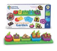 Learning Resources Giardino Forme Impilabili - 21 pezzi per conteggio e forme