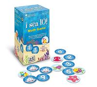 Learning Resources Gioco Sea 10, dai 6 Anni, Gioco Matematica Interattivo, Combina Carte per Sommare Fino a 10, Set da 100 Carte