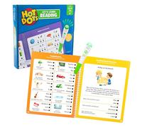 Learning Resources Impariamo a Leggere 1° Elementare Hot Dots, Libro di attività e Penna Interattiva con Riscontro Immediato, più di 100 attività, dai 6 Anni in avanti