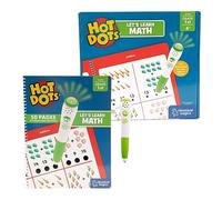 Learning Resources- Impariamo la Matematica 1° Elementare Hot Dots, Libro Penna Interattiva con Riscontro Immediato, più di 100 attività, dai 6 Anni in avanti, Multicolore, Taglia Unica, 2448