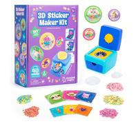 Learning Resources Kit creatore di Adesivi 3D, Set Creativo per Bambini, Macchina per Sticker Fai da Te, Adesivi gonfiabili, attività dai 4 Anni