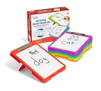 Learning Resources Lavagne Inclinate Arcobaleno Set da 6 Multicolore, Clip Integrata, Superficie Cancellabile, Ergonomiche Supporto Postura Corretta, Scrittura Disegno Didattica in Classe Bambini 4+