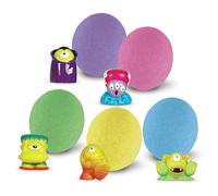 Learning Resources LER3833 Beaker Creatures Monsterglows confezione da 5, STEM, giocattolo per esperimenti