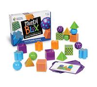 Learning Resources Mental Blox - Gioco di logica con 20 blocchi 3D & 20 carte sfida, sviluppa pensiero critico, forme & colori, età 5-9 anni