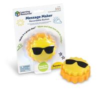 Learning Resources Message Maker - Giocattoli per l'apprendimento sociale emotivo del sole, con pulsanti registrabili, 1 pezzo