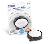 Learning Resources Message Maker - Pulsante registrabile, giocattolo per apprendimento emotivo sociale, giochi di apprendimento emotivo sociale, 1 pezzo