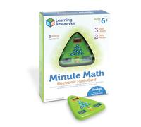 Learning Resources Minute Math, Gioco Matematica Elettronico, dai 6 Anni | Sfida il tempo con sottrazioni, moltiplicazioni e divisioni, scegli tra 3 livelli di difficoltà e gioca con o senza timer