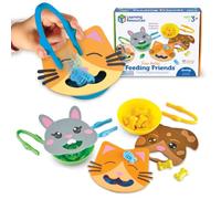 Learning Resources Motricità Fine dai da Mangiare agli Amichetti, Giocattoli per Bambini e Bambine di 3 Anni, Montessori, Abilità Fino-motoria