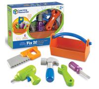 Learning Resources New Sprouts Fix It! Feinmotorik-Spielzeug-Werkzeugset, 6-teilig, ab 2 Jahren