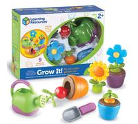 Learning Resources New Sprouts Grow It! Set da giardinaggio per bambini piccoli - 9 pezzi