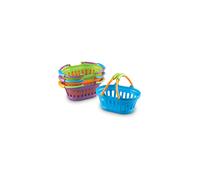 Learning Resources New Sprouts Stack of Baskets, gioco di ruolo, cestino della spesa, 4 pezzi, et 18 mesi+