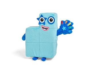 Learning Resources Peluche Numberblock Cinque Canterino Interattivo, Giocattolo per contare, dai 3 Anni in avanti, Giocattolo Che Si Illumina, 12 Frasi e Canzoni, Canzone Tema dei Numberblocks