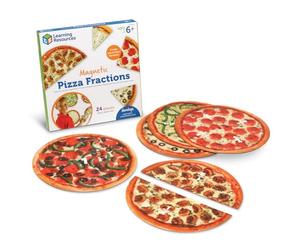 Learning Resources Pizze Magnetiche per Frazioni, dai 6 Anni, Apprendimento Matematica, Comprendere Frazioni e Percentuali