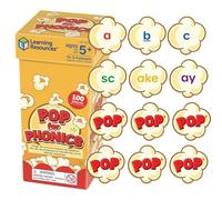 Learning Resources Pop for Phonics, Gioco con 110 Carte fonetiche per Imparare i Suoni dell'inglese, Le Famiglie di Parole e Le Combinazioni di Lettere, dai 5 Anni in su